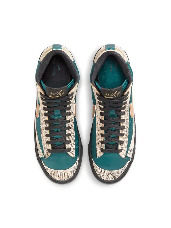 Кроссовки blazer mid lucha libre' Nike — изображение 4 из 4, бирюзовый