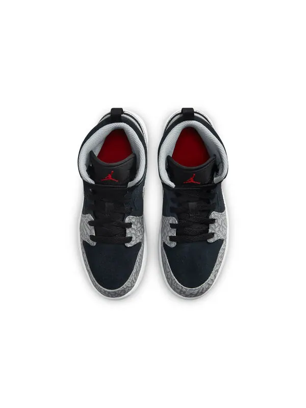 Кроссовки 1 средний размер Air Jordan — изображение 4 из 4, черный/серый