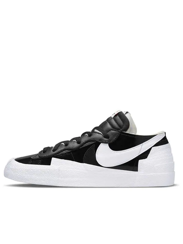 Кроссовки x sacai blazer low Nike — изображение 1 из 4, черный/белый