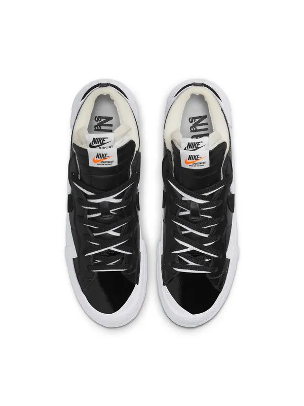 Кроссовки x sacai blazer low Nike — изображение 4 из 4, черный/белый