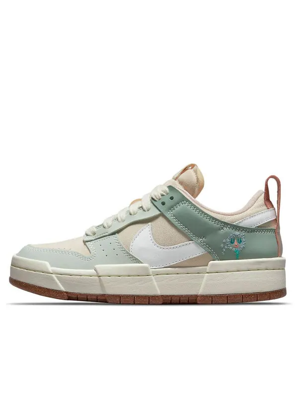 Кроссовки dunk low destroy Nike — изображение 1 из 4, белый, зеленый