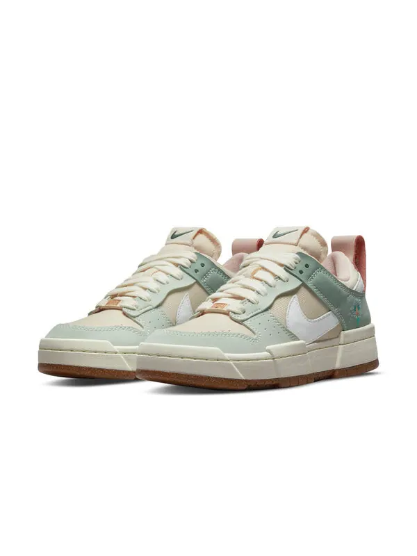 Кроссовки dunk low destroy Nike — изображение 3 из 4, белый, зеленый