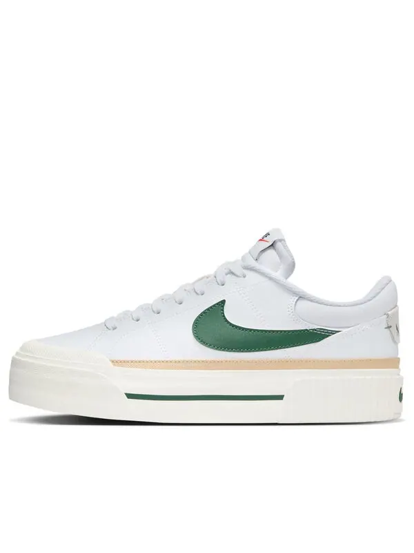 Кроссовки court legacy lift 'white sail fir' Nike — изображение 1 из 4, белый