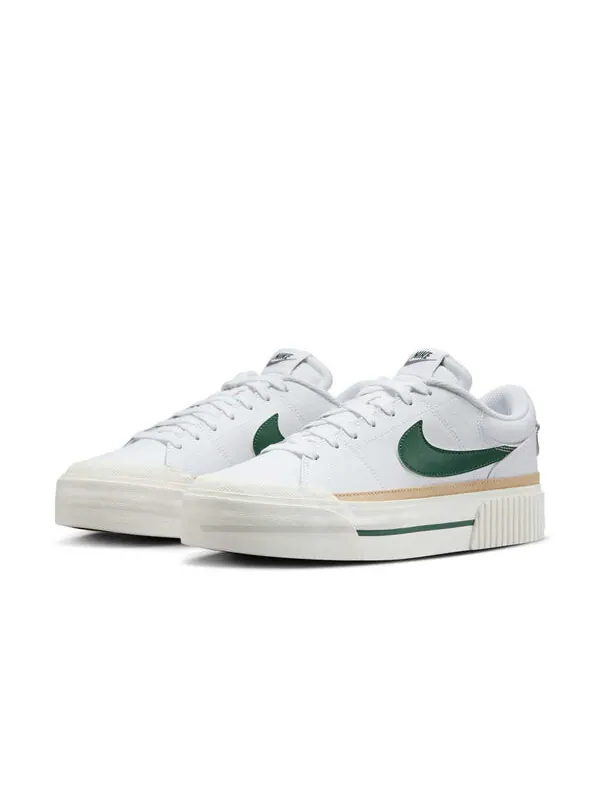 Кроссовки court legacy lift 'white sail fir' Nike — изображение 3 из 4, белый
