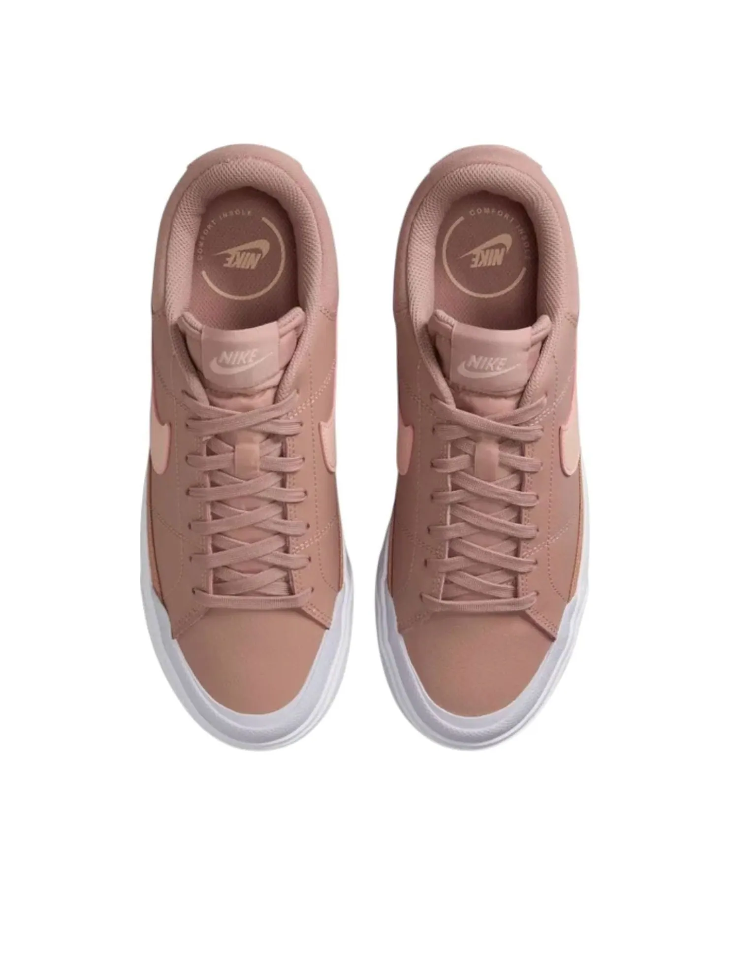 Кроссовки (WMNS) Nike Court Legacy Lift 'Particle Pink Rose Gold' — изображение 2 из 5, розовый
