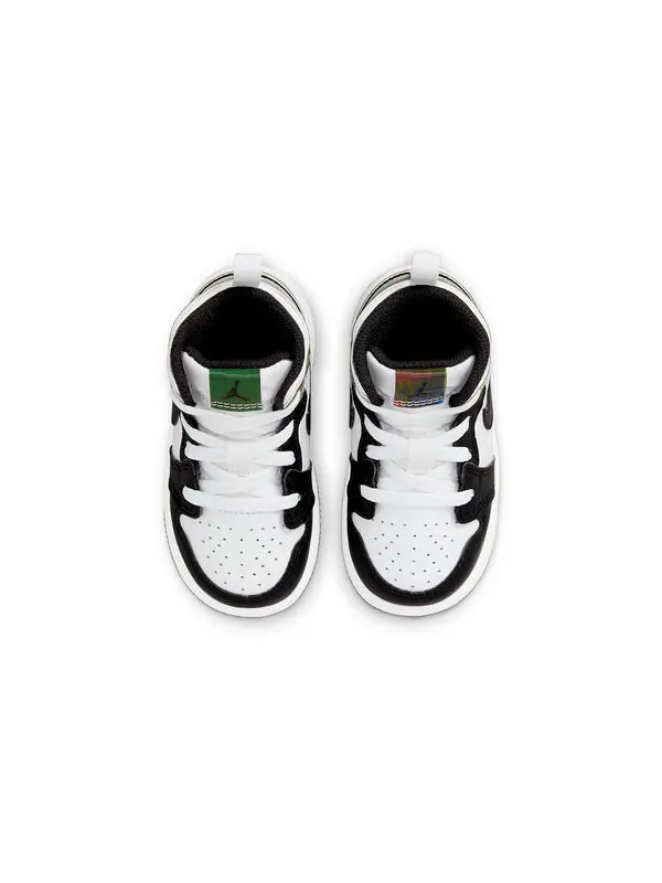 Кроссовки 1 средний размер Air Jordan — изображение 4 из 4, черный/белый/зеленый