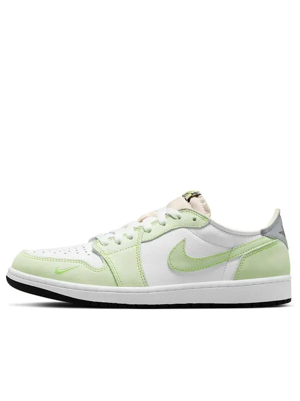 Кроссовки 1 low og Air Jordan — изображение 1 из 4, белый/зеленый/черный