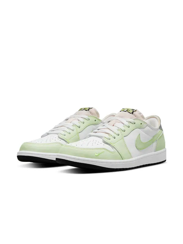 Кроссовки 1 low og Air Jordan — изображение 3 из 4, белый/зеленый/черный