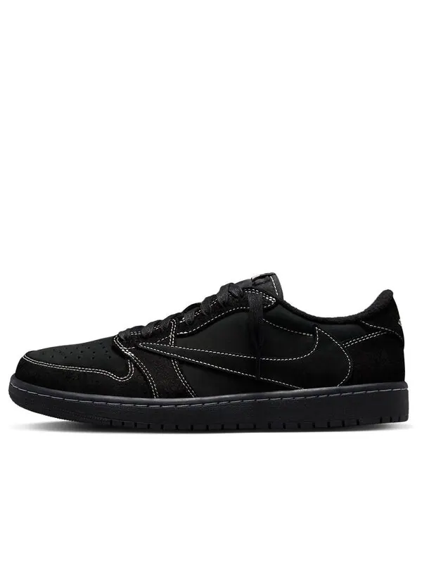 Кроссовки 1 low og sp x travis scott 'black phantom' Air Jordan — изображение 1 из 4, черный//красный