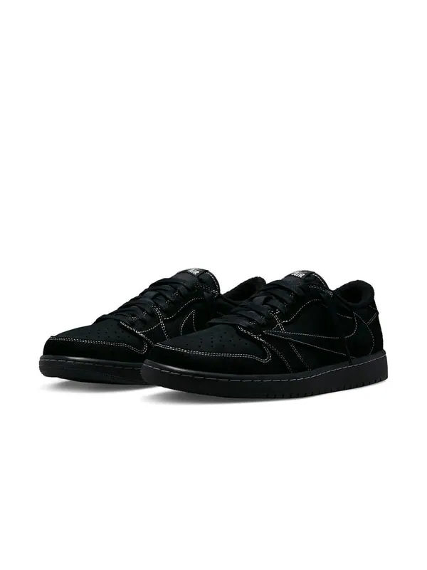 Кроссовки 1 low og sp x travis scott 'black phantom' Air Jordan — изображение 4 из 4, черный//красный