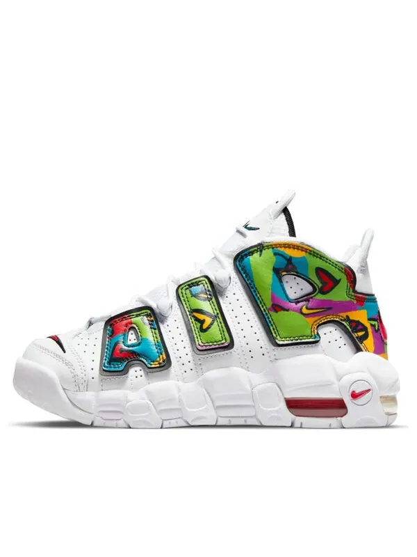 Кроссовки air more uptempo 'peace, love, basketball' Nike — изображение 1 из 4, белый