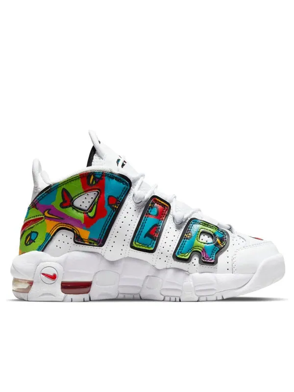 Кроссовки air more uptempo 'peace, love, basketball' Nike — изображение 2 из 4, белый