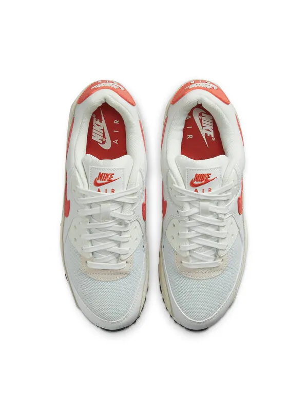 Кроссовки air max 90 Nike — изображение 4 из 4, белый/красный