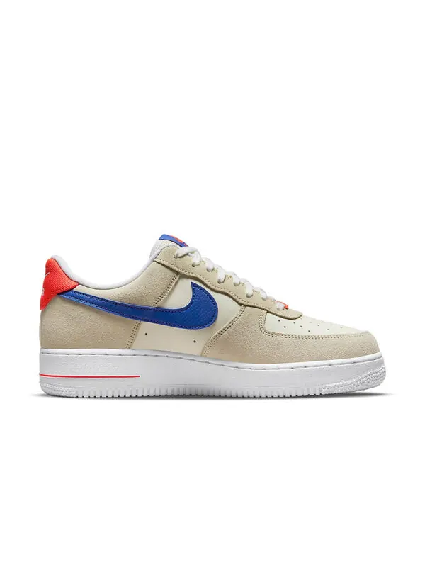 Кроссовки air force 1 '07 lv8 'coconut milk hyper royal' Nike — изображение 2 из 4, кремовый/синий/красный