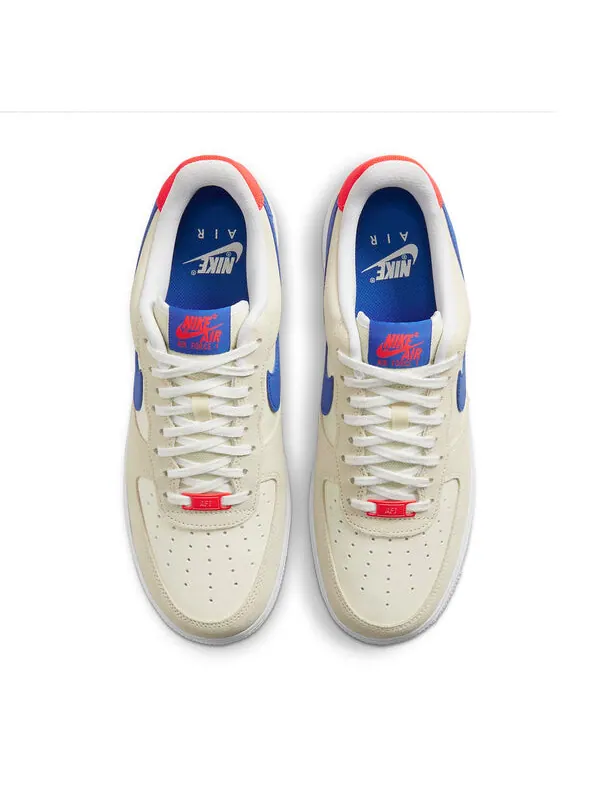 Кроссовки air force 1 '07 lv8 'coconut milk hyper royal' Nike — изображение 4 из 4, кремовый/синий/красный