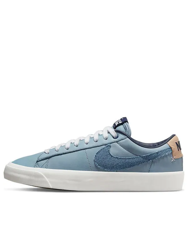 Кроссовки blazer low gt sb 'light denim' Nike — изображение 1 из 4, синий/белый