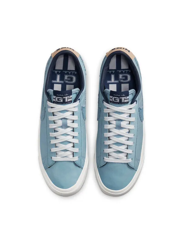 Кроссовки blazer low gt sb 'light denim' Nike — изображение 4 из 4, синий/белый