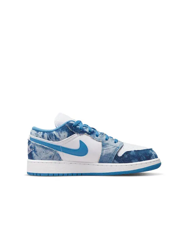 Кроссовки 1 низкие Air Jordan — изображение 2 из 4, белый/синий