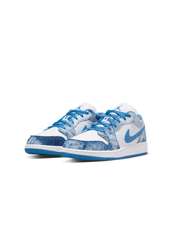 Кроссовки 1 низкие Air Jordan — изображение 3 из 4, белый/синий