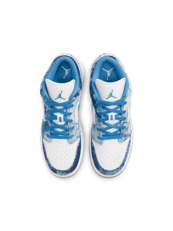 Кроссовки 1 низкие Air Jordan — изображение 4 из 4, белый/синий