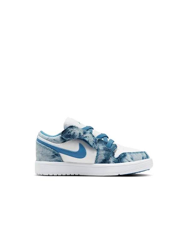 Кроссовки 1 низкие alt Air Jordan — изображение 2 из 4, синий/белый