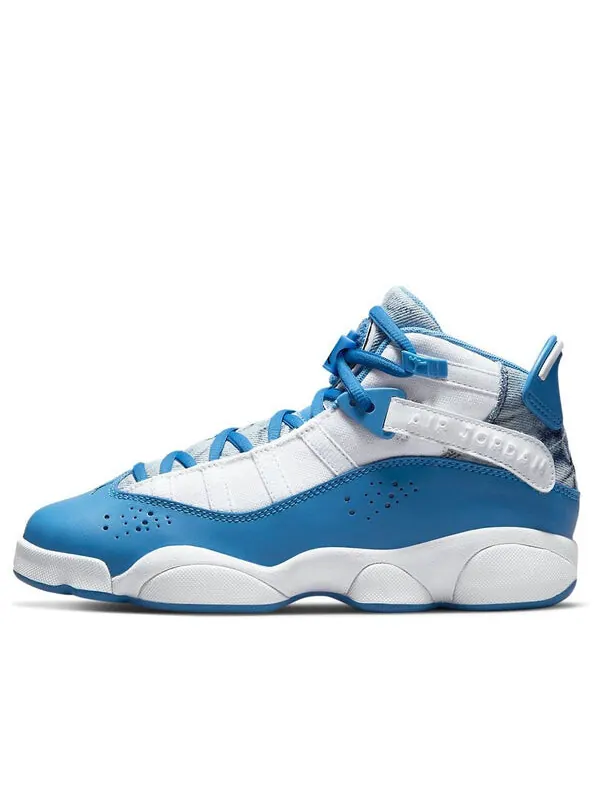 Кроссовки 6 колец Air Jordan — изображение 1 из 4, синий/белый