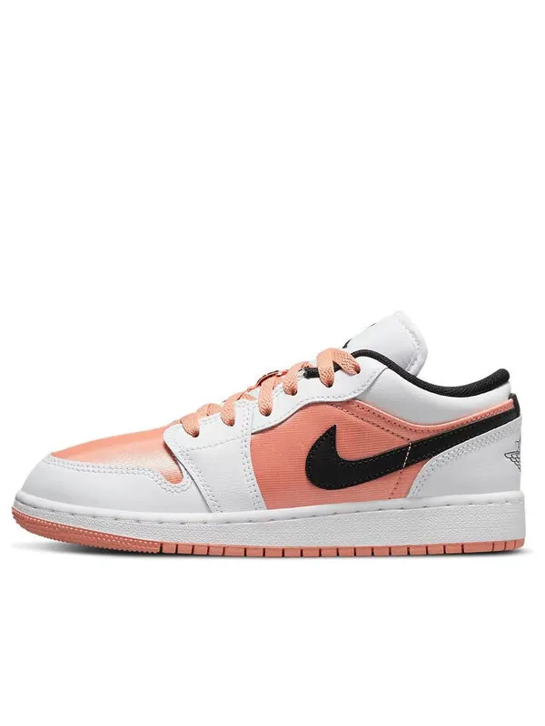 Кроссовки 1 low 'light madder root' Air Jordan — изображение 1 из 4, светлый/черный/белый