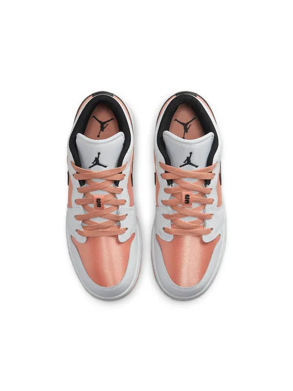 Кроссовки 1 low 'light madder root' Air Jordan — изображение 4 из 4, светлый/черный/белый