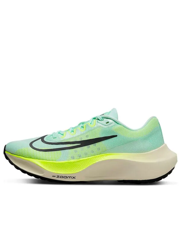 Кроссовки зум флай 5 Nike — изображение 1 из 4, зеленый/черный