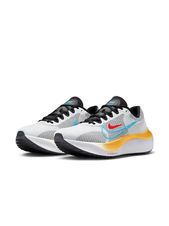Кроссовки (WMNS) Nike Zoom Fly 5 'White Black Baltic Blue' DM8974-002 — изображение 5 из 5, серый