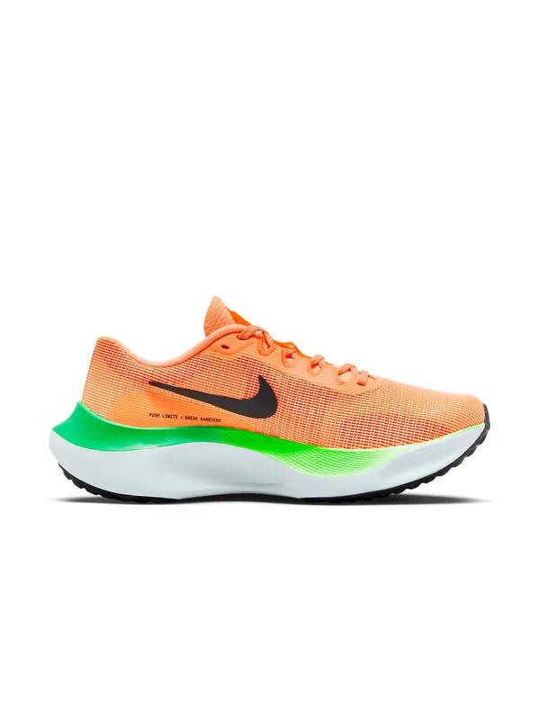 Кроссовки зум флай 5 Nike — изображение 2 из 4, оранжевый/черный/зеленый