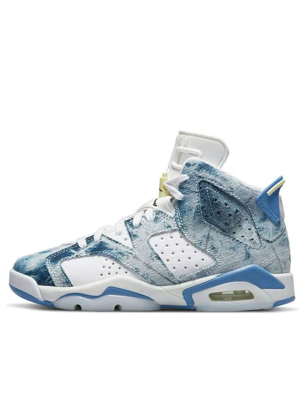 Кроссовки 6 ретро Air Jordan — изображение 1 из 4, белый/синий//черный