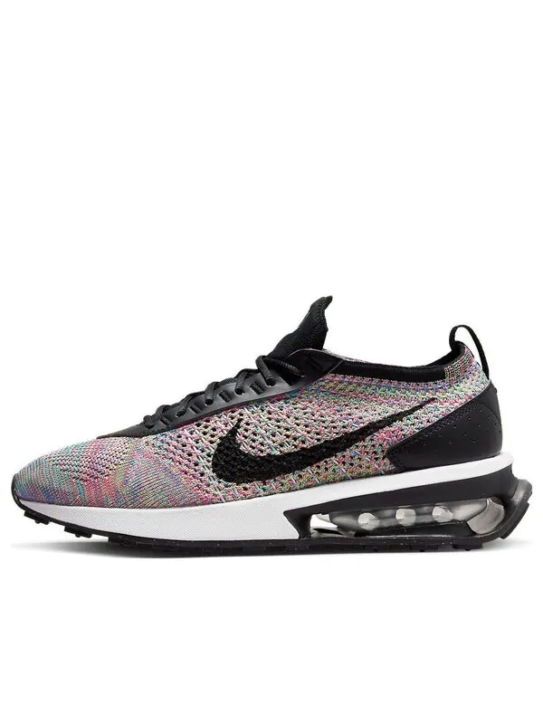 Кроссовки air max flyknit racer Nike — изображение 1 из 4, черный/розовый/серый