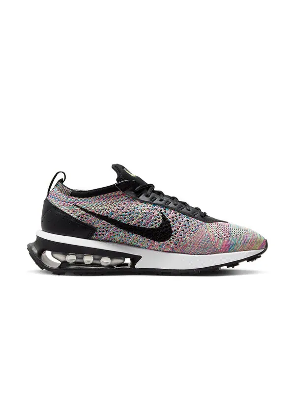 Кроссовки air max flyknit racer Nike — изображение 2 из 4, черный/розовый/серый