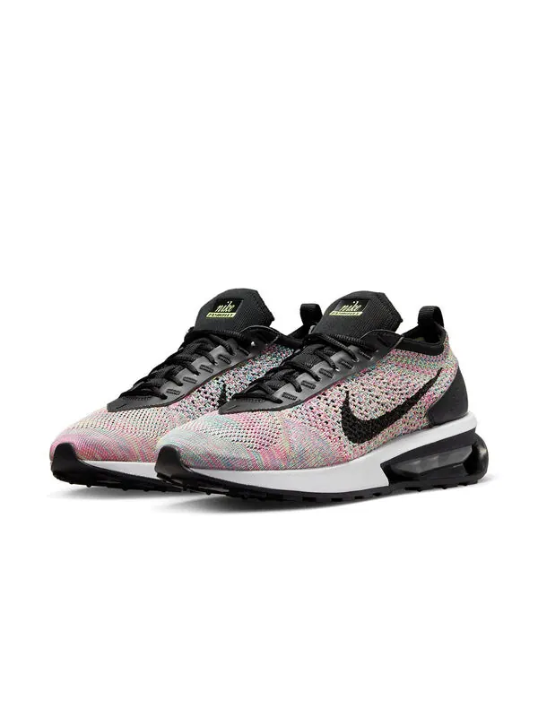 Кроссовки air max flyknit racer Nike — изображение 3 из 4, черный/розовый/серый