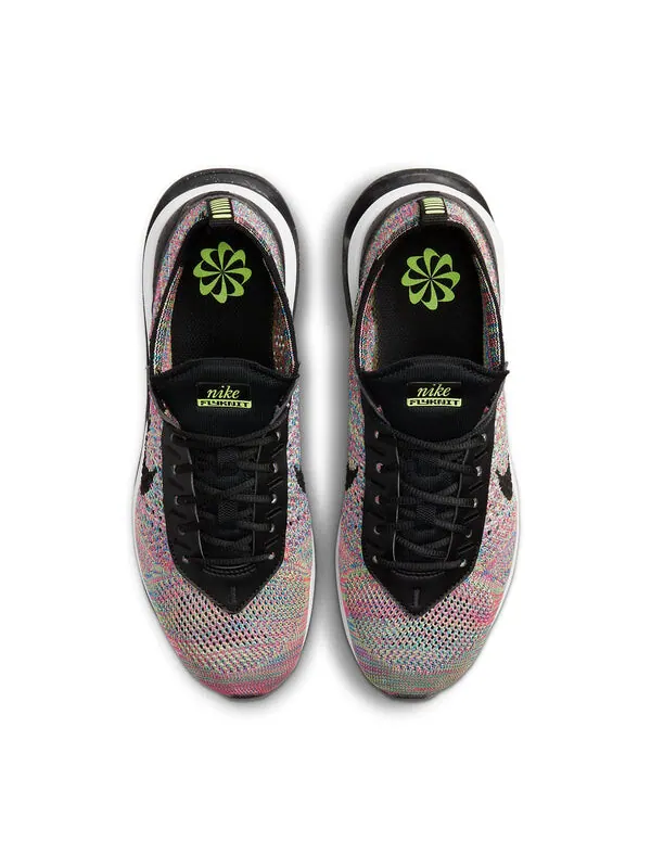 Кроссовки air max flyknit racer Nike — изображение 4 из 4, черный/розовый/серый