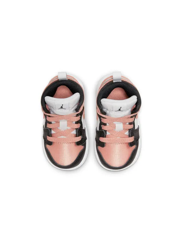 Кроссовки 1 средние Air Jordan — изображение 4 из 4, розовый/черный