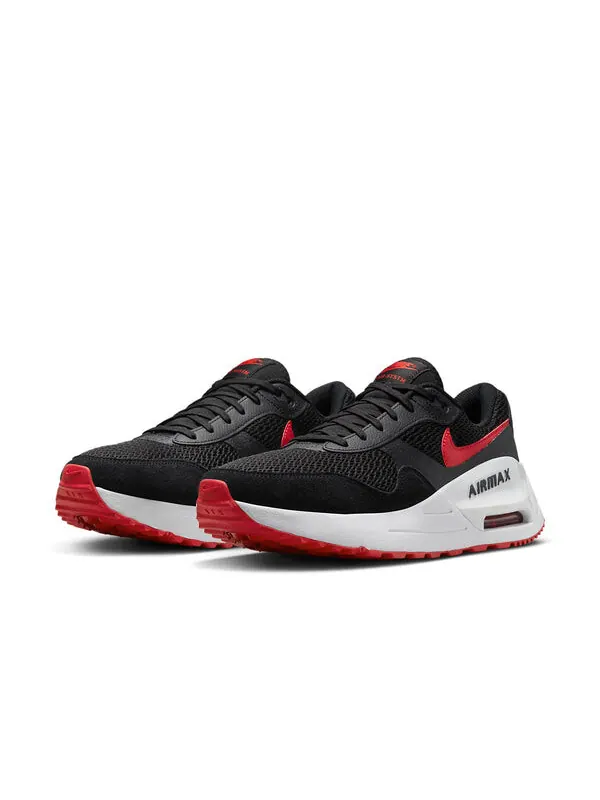Кроссовки air max systm 'black university red' Nike — изображение 3 из 4, черный/белый/красный