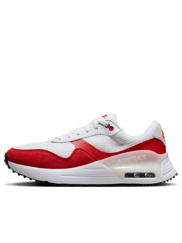 Кроссовки air max systm 'white university red' Nike — изображение 1 из 4, белый/красный
