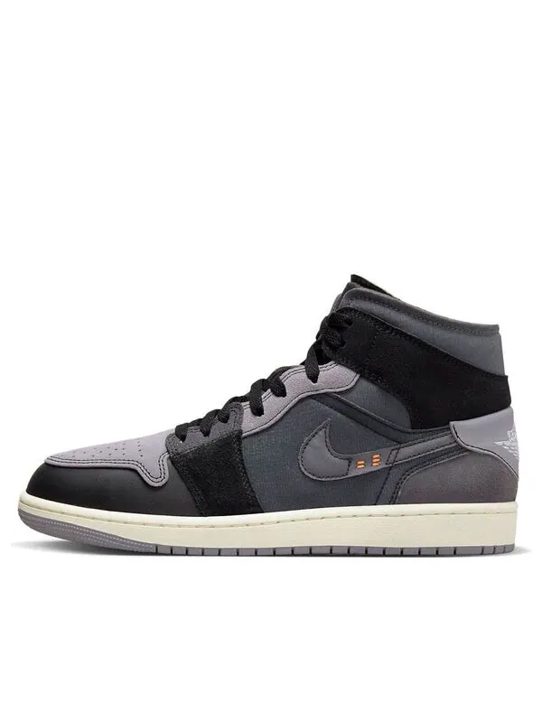 Кроссовки 1 mid se craft Air Jordan — изображение 1 из 4, черный/серый