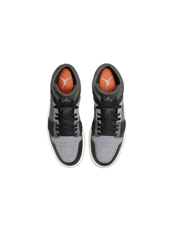 Кроссовки 1 mid se craft Air Jordan — изображение 4 из 4, черный/серый