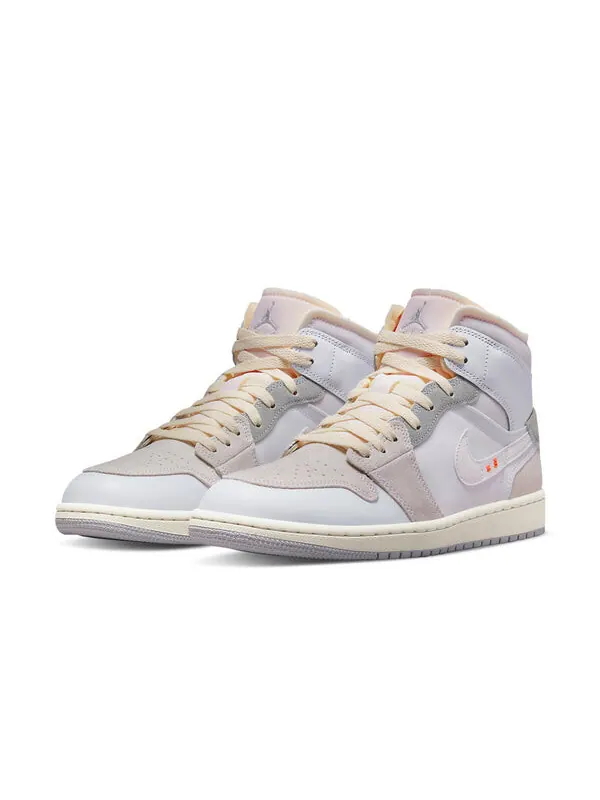 Кроссовки 1 средний размер Air Jordan — изображение 3 из 4, серый/белый