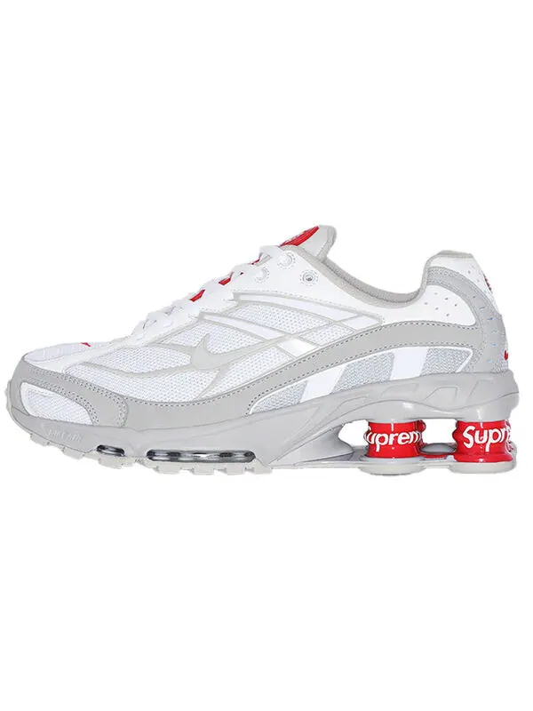 Кроссовки x supreme shox ride 2 sp Nike — изображение 2 из 4, белый/красный