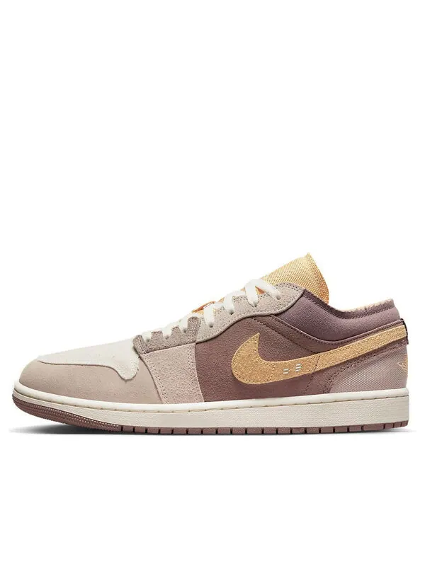Кроссовки 1 low se craft 'inside out - taupe haze' Air Jordan — изображение 1 из 4, золотистый