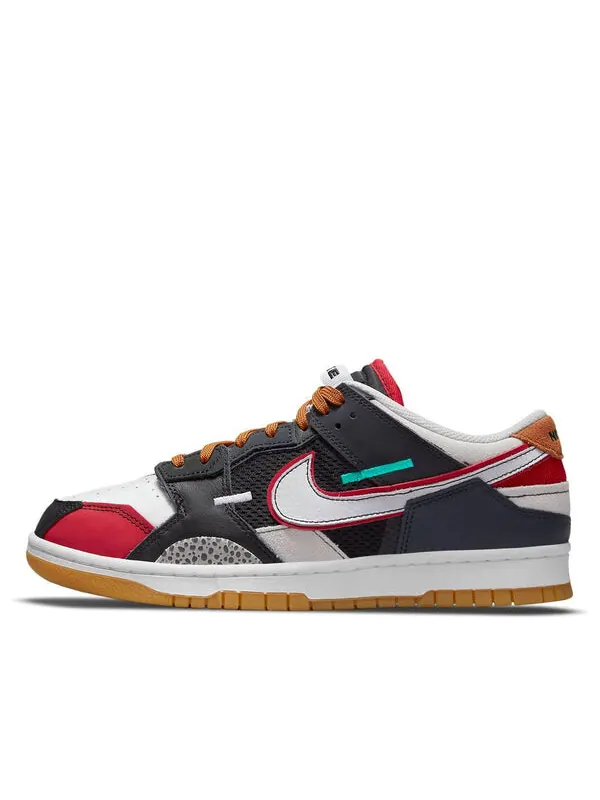 Кроссовки dunk low scrap premium Nike — изображение 1 из 4, черный/белый/красный