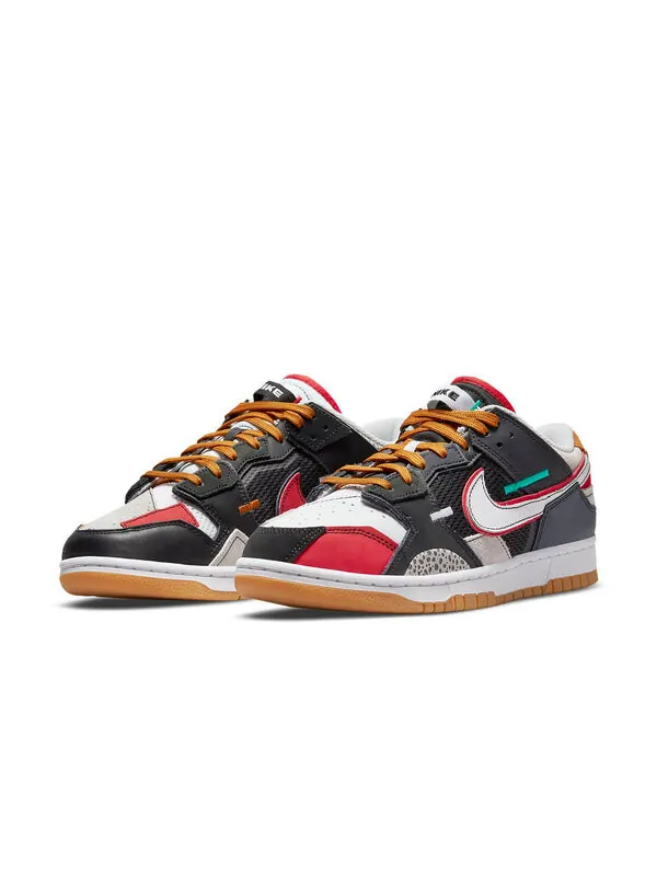 Кроссовки dunk low scrap premium Nike — изображение 3 из 4, черный/белый/красный