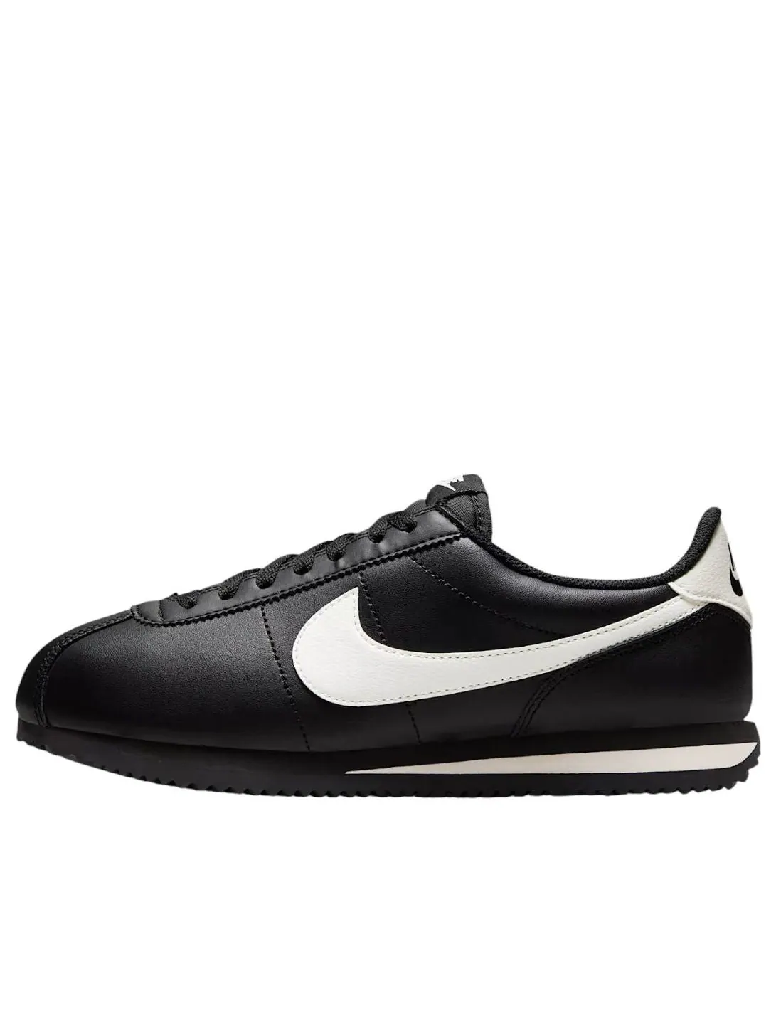 Кроссовки (WMNS) Nike Cortez Leather 'Black Pale Ivory' — изображение 1 из 5, черный