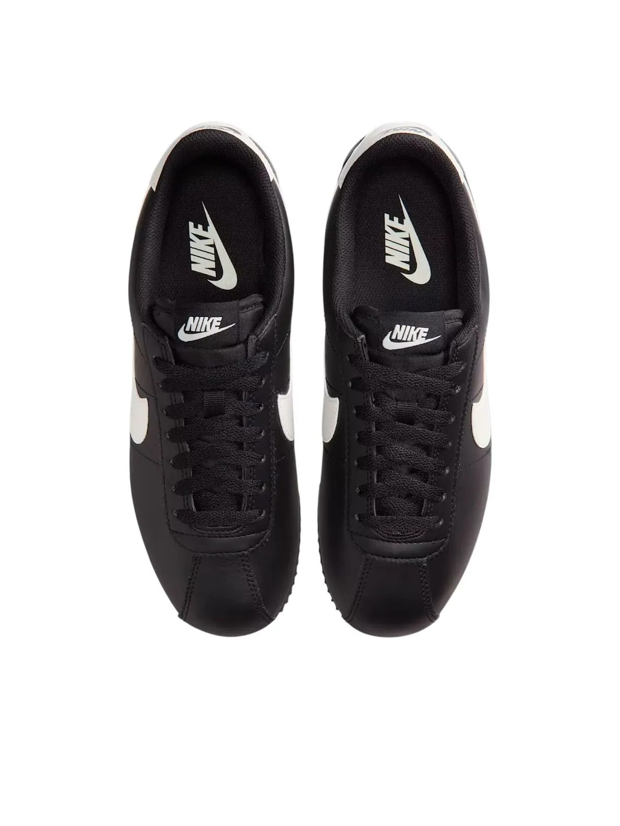Кроссовки (WMNS) Nike Cortez Leather 'Black Pale Ivory' — изображение 2 из 5, черный
