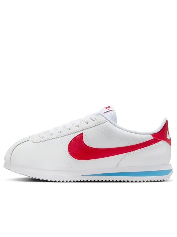 Кроссовки Nike Cortez из натуральной кожи — изображение 1 из 4, белый/красный/синий