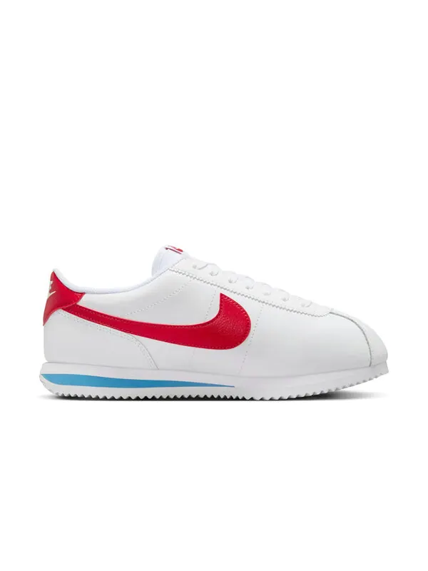 Кроссовки Nike Cortez из натуральной кожи — изображение 2 из 4, белый/красный/синий